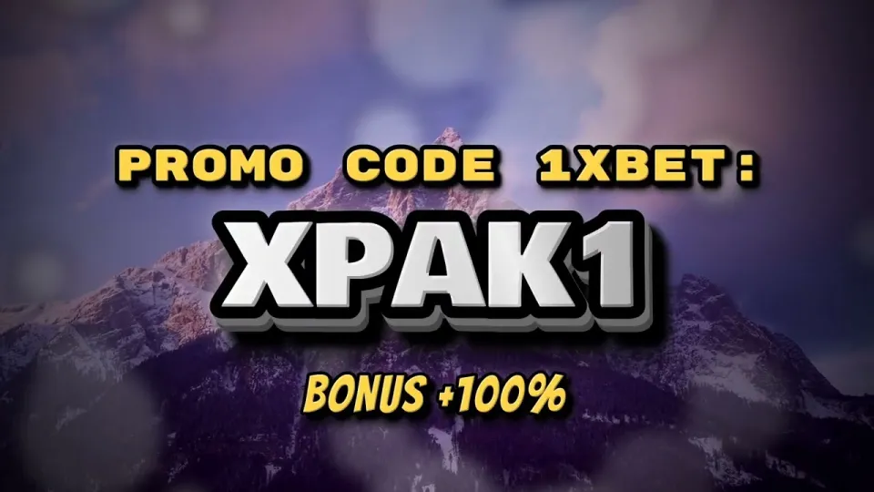 How to use the 1xBet promo code XPAK1 for Pakistan and claim the 100% welcome bonus